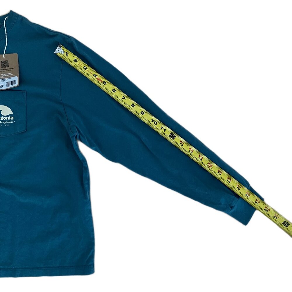 Patagonia Women’s Imagination easy cut pocket shirt wetland blue Size M & L NWT - Picture 16 of 16